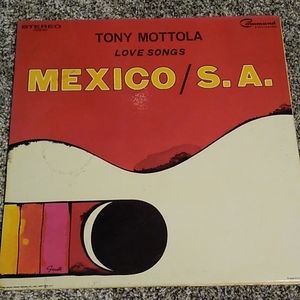 Tony Mottola Love Songs "Mexico / S.A." Vinyl Record